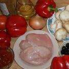 Куриное филе, запеченное с грибами и сыром Филе с шампиньонами в духовке